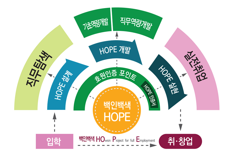 백인백색 HOPE 체계도
